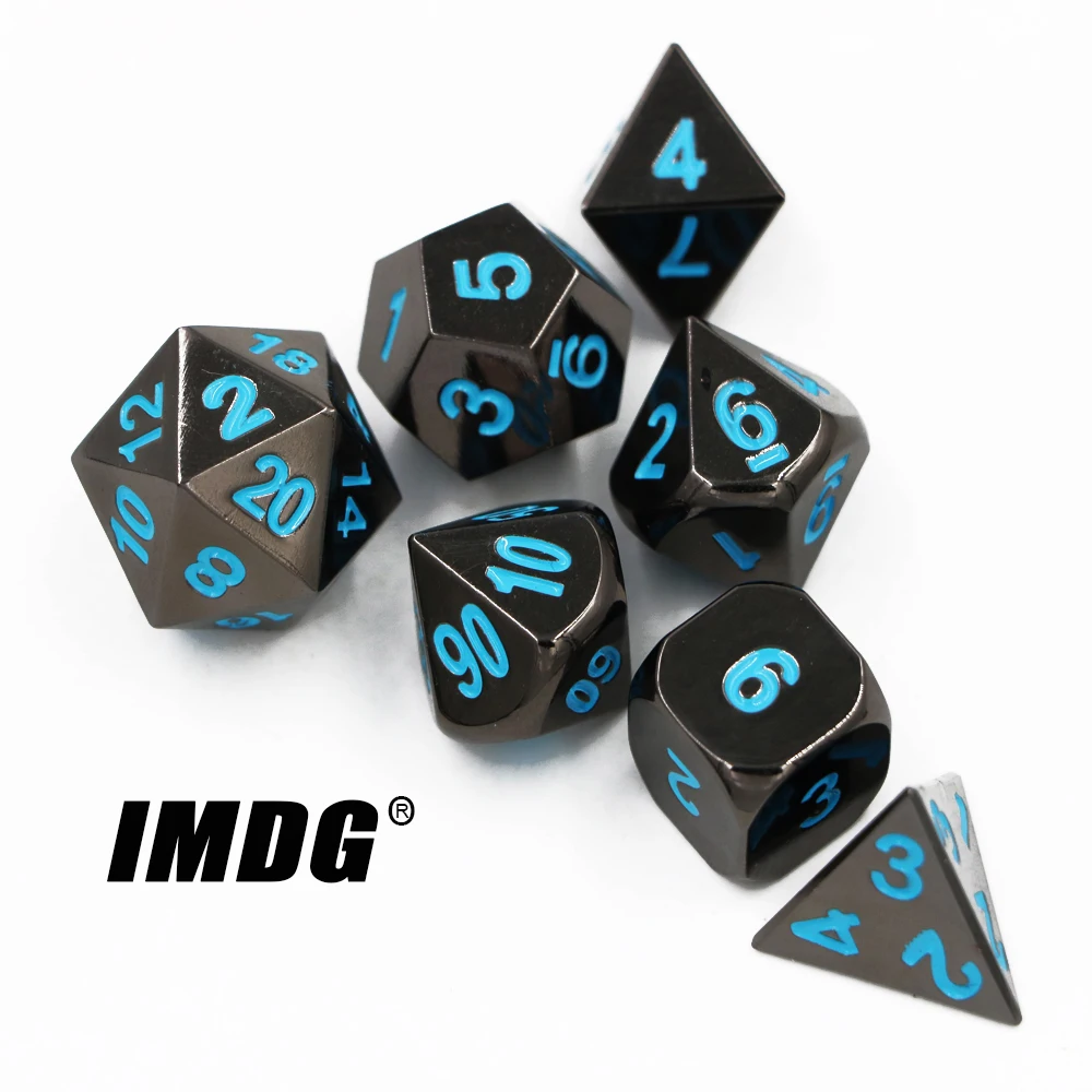 IMDG 7 шт./компл. креативные игральные кости для ролевых игр многогранные