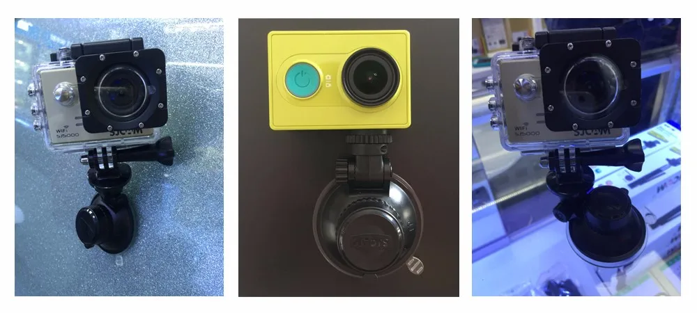 Оригинальные аксессуары SJCAM, автомобильный держатель на присоске, крепление на присоске, поворот на 360 градусов для yi SJ5000 M10 M20 SJ6 SJ7 SJ8 SJ9 4000 Air