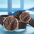 Часы наручные NAVIFORCE мужскиеженские кварцевые, роскошные брендовые Простые повседневные водонепроницаемые, для влюбленных, подарок для пар, 2021