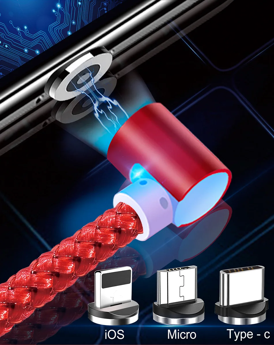 NOHON Магнитный USB кабель для iPhone samsung S10 type C Магнитный кабель для зарядки и передачи данных Micro USB кабель кабели для мобильных телефонов