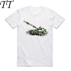 Футболка мужская с принтом Мир танков, тенниска с коротким рукавом и круглым вырезом, повседневная игровая модная уличная одежда, лето 2019