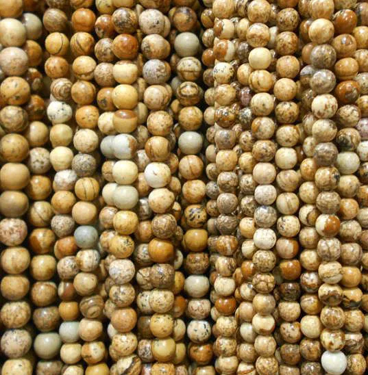 Бусины Из Коричневого Натурального камня для бижутерии 4 6 8 10 12 мм|beads for diy|stone