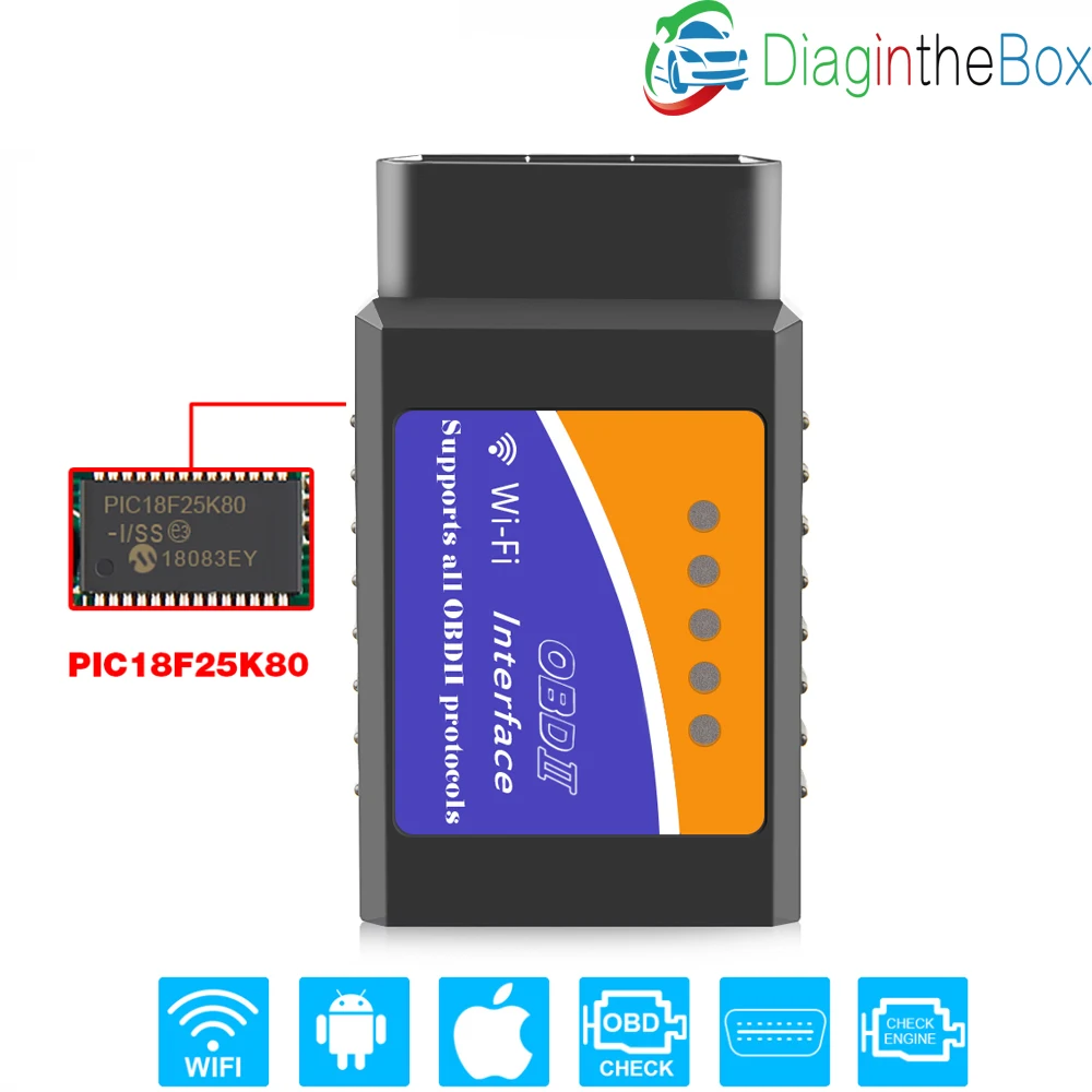 Универсальный ELM327 V1.5 Wi Fi ODB2 автомобильный диагностический OBD2 WIFI V 1 5 сканер для