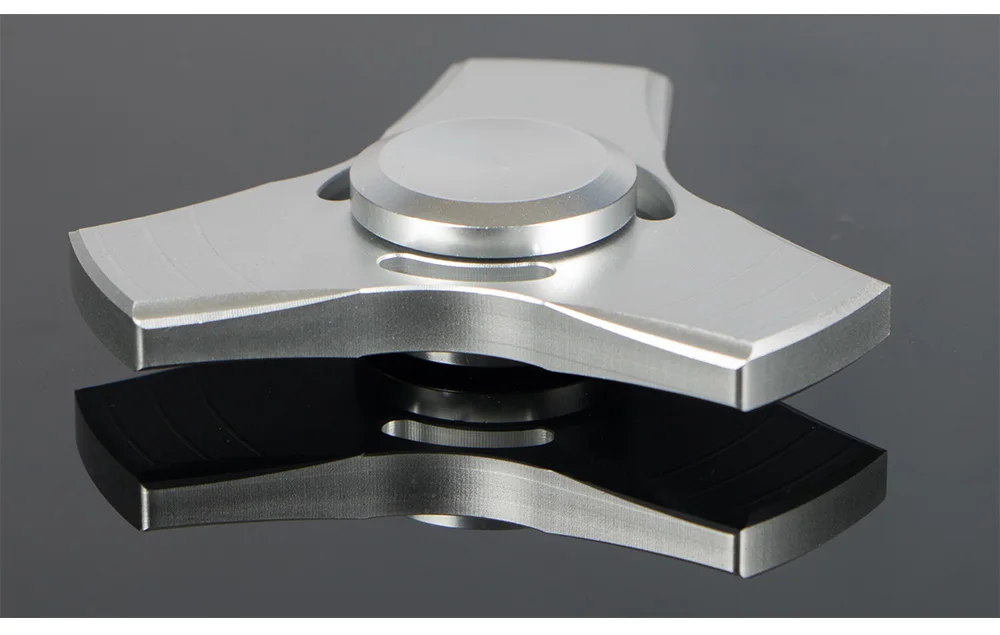 Новинка года, 5 цветов, EDC, Tri-Spinner, игрушки с рисунком, ручная двухсторонняя металлическая с шарниром, Спиннер и взрослые с синдромом СДВГ, детские развивающие игрушки