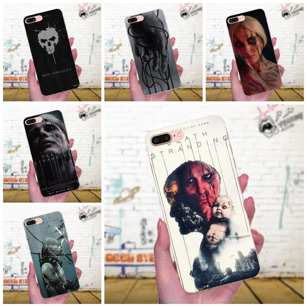 Мягкий чехол для мобильного телефона Apple iPhone X XS Max XR 4 4S 5 5C 5S SE 6 6S 7 8 Plus Death Stranding