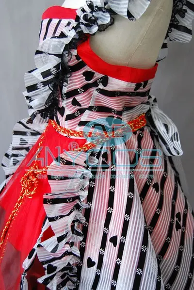 Женские костюмы для косплея на Хэллоуин с рисунком Тима Алисы|alice in wonderland