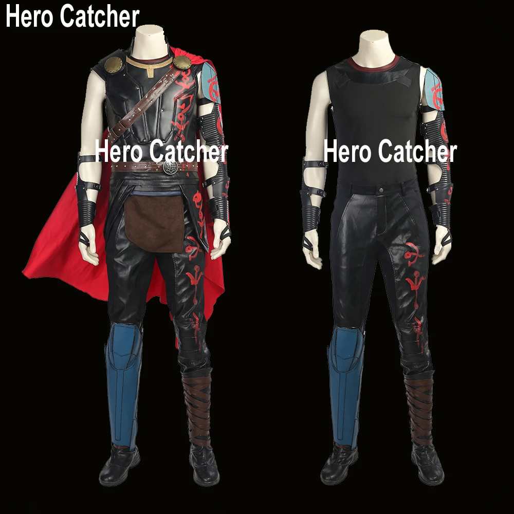 Герой Catcher 4 Высокое качество Тор Ragnarok Косплей Костюм ТОР 3 наряд костюм Тора на заказ