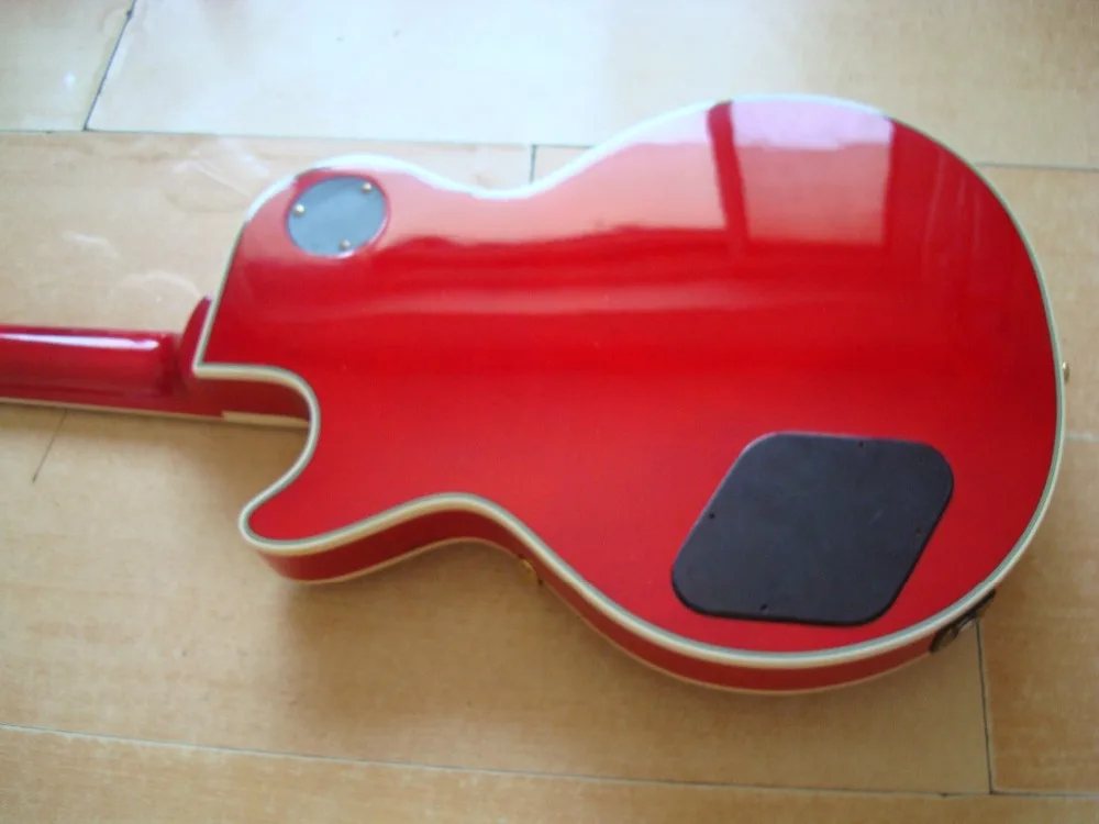 Новый CS cherry sunburst красный AA на заказ гитара из цельного дерева играть хорошо