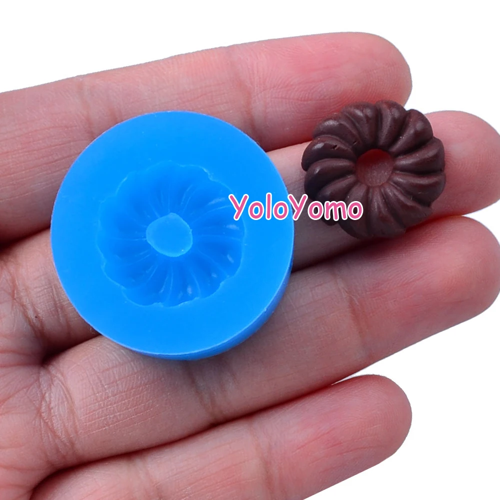 T039YL 18 8 мм Cruller силиконовая формочка для пончиков-пончиков Гибкая форма десерт