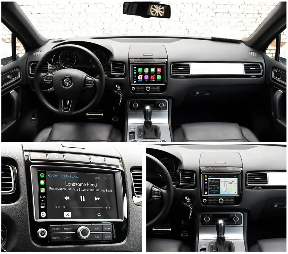 Joyeauto Wi-Fi Беспроводной Apple Carplay для Фольксваген Touareg 2010- 8 дюймов Android ваши зеркала и добавит позитива вашей поездке играть Поддержка спереди/сзади Камера