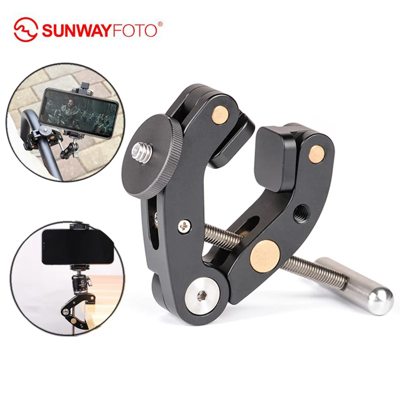 Sunwayfoto PF 01 Titan Clamp PF01 1/4 &quotкрепежный винт регулируемая ручка с волшебной ручкой