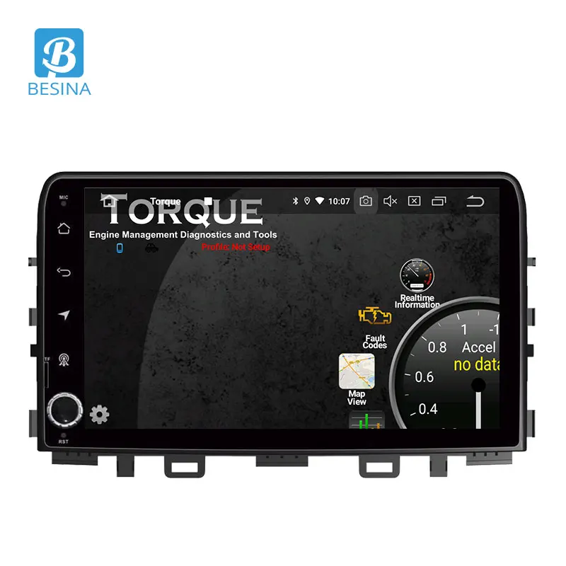 Автомобильный DVD плеер Besina 9 дюймов Android 0 для KIA RIO 2017 2018 GPS навигация мультимедиа 2