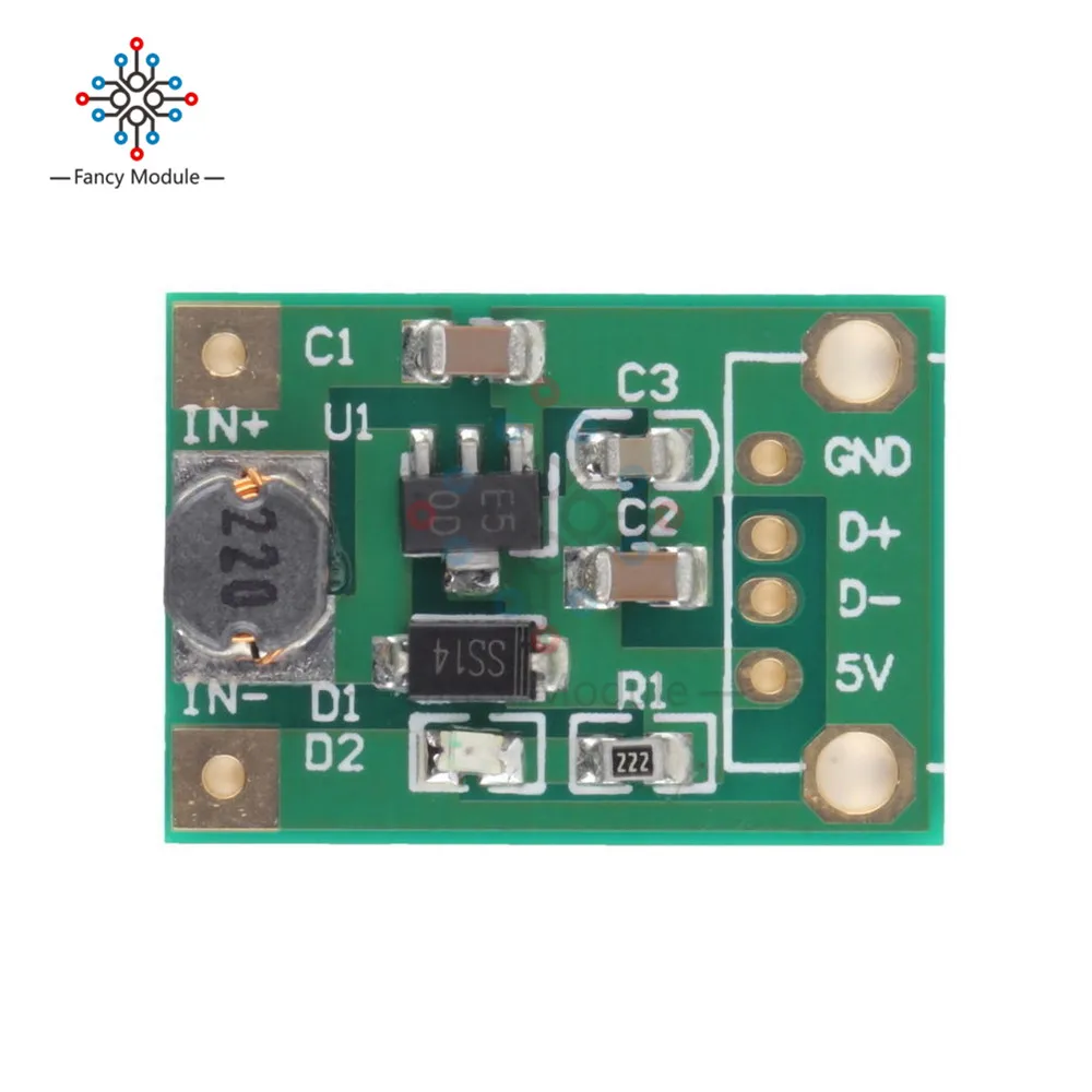 600 мА DC-DC Mini Step Up Модуль питания от 1-5 в до 5 В повышающий преобразователь для Arduino |