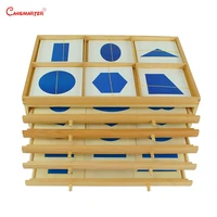 montessori sensory educational toys geometric tray cabinet preschool student standard version 5 year wood material toy se036 nx3