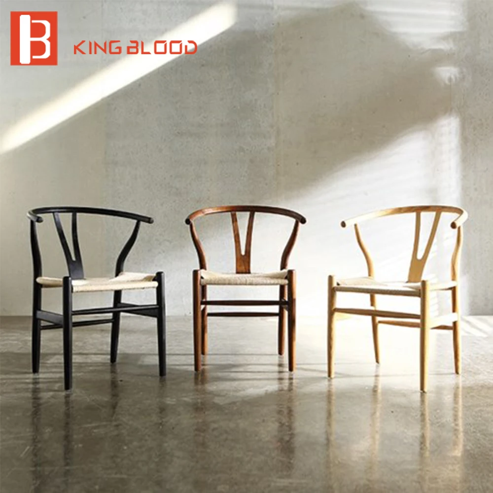 Фото Одноместный деревянный стул для столовой мебель с подлокотником кресло из