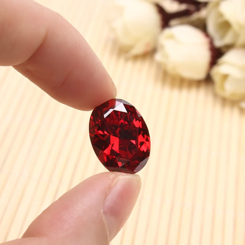 Лучшая Акция 13.89CT кроваво-красный рубин не нагреваемый 12X16 мм алмаз овальной огранки россыпью драгоценный камень алмаз DIY Ювелирные изделия декоративные поделки