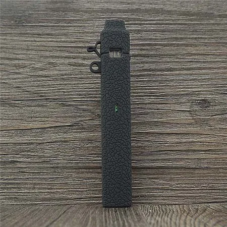 black Чехол с текстурой для Vape NanoSTIX, силиконовый чехол, гелевая оболочка, подходит для Nano STIX NanoPODs E cig - Цвет: black
