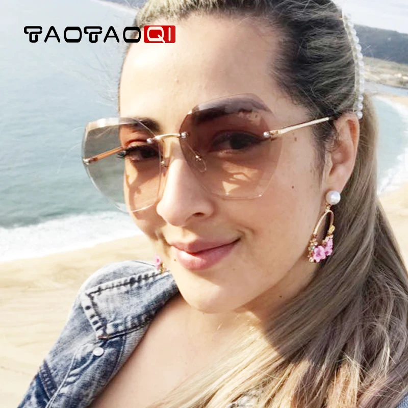 TAOTAOQI роскошные солнцезащитные очки для женщин дизайнерские брендовые Модные без
