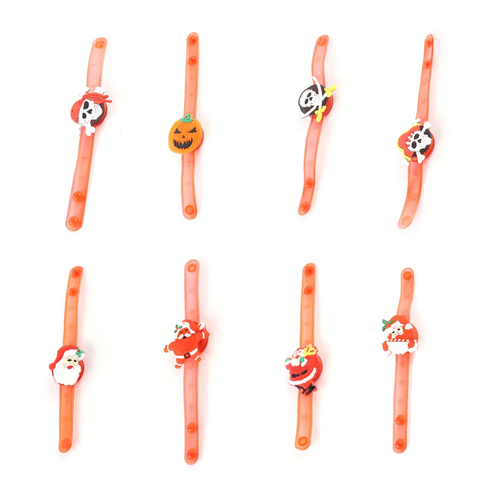 5 шт./компл. детские игрушки LED светящийся Снеговик Рождество Хэллоуин DIY Decration