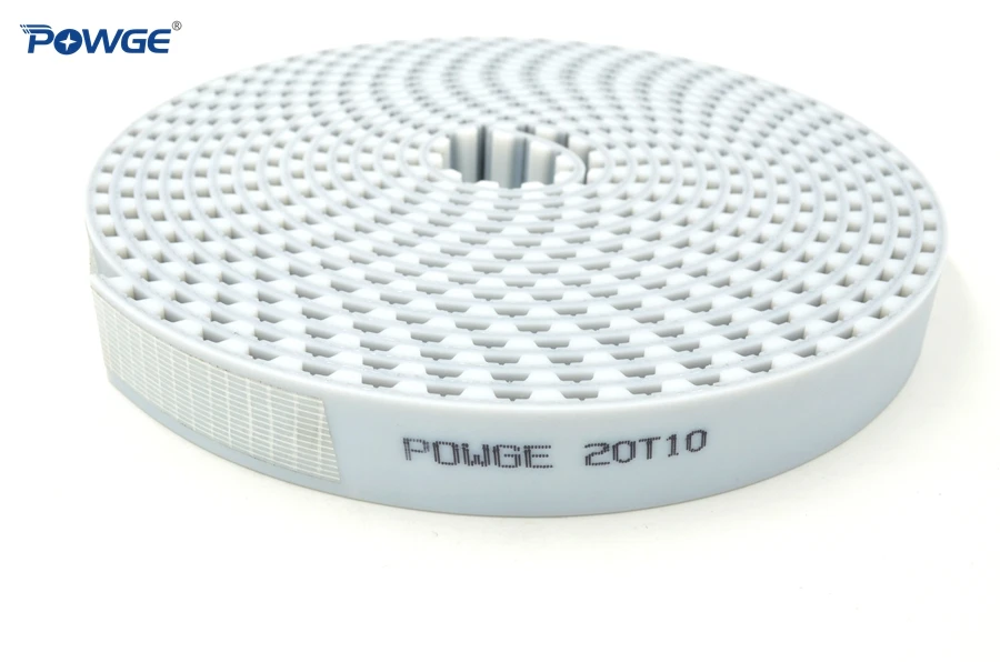 Открытый синхронный ремень POWGE Trapezoid PU T10 ширина 15/20/25/30/40/50 мм полиуретан сталь T10-15