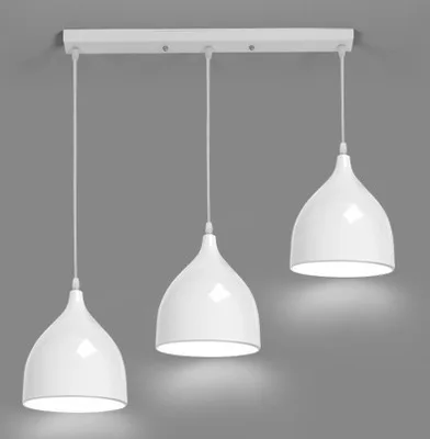 3 Heads Long White LukLoy, современный подвесной потолочный светильник, лофт для кухни, светодиодный подвесной светильник, подвесной светильник, подвесной светильник - Цвет корпуса: 3 Heads Long White