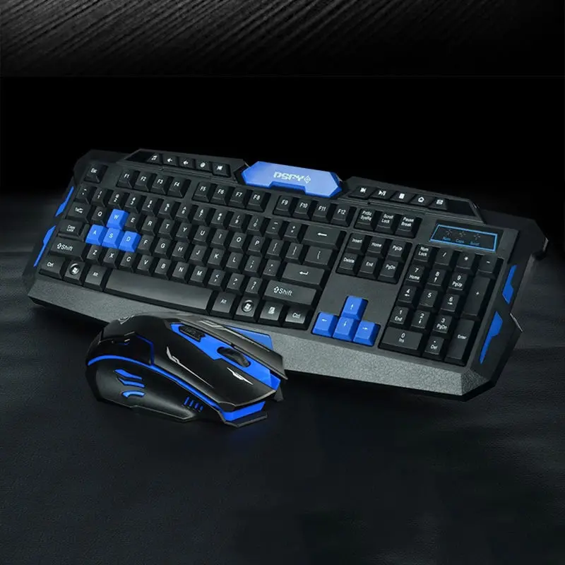 CityForm HK6100 беспроводной, мультимедийный эргономичный игровая клавиатура и мышь с подсветкой мышь комбо+ беспроводной 1600 dpi Usb PC Gamer мышь наборы