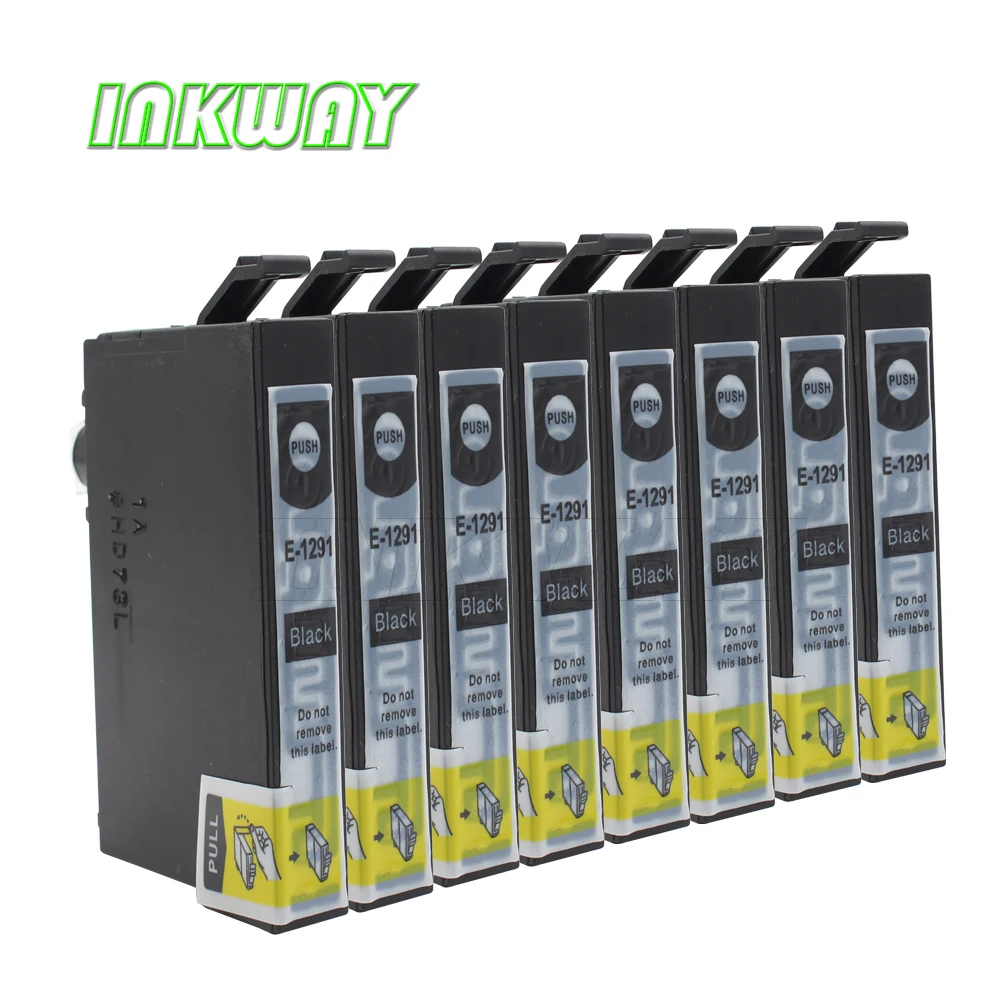 Чернильный путь 8pk t1291 картриджи для принтера Epson BX305 BX320 BX525 BX625 BX630 BX925 SX235 SX420 SX425 SX525