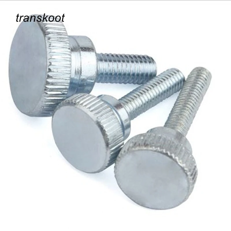 10 шт. винты для компьютера из углеродистой стали|screw steel|knurled headm5 flat head screw |