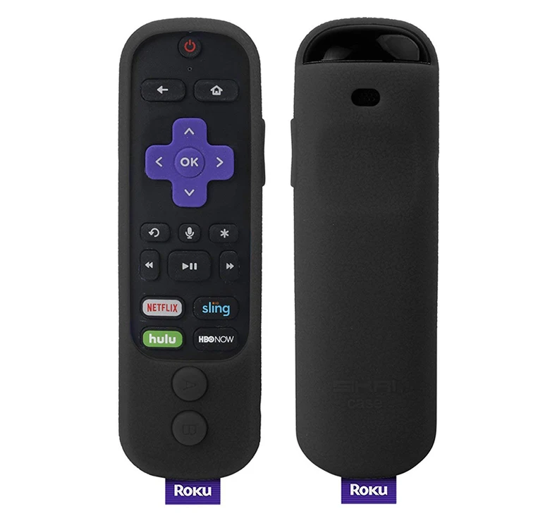 Для Roku ультра пульт дистанционного управления чехол SIKAI силиконовый защитный чехол Кнопка питания противоударный Противоскользящий анти-Потеря с ремешком на руку
