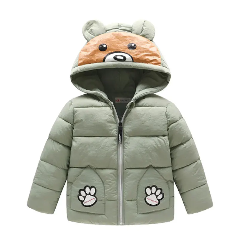 Детская куртка с капюшоном изображением мультипликационных персонажей в