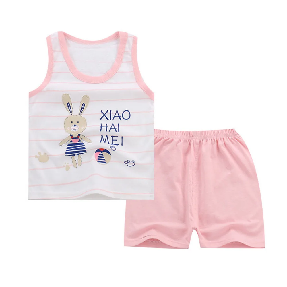

Cartoon summer 2019 fortnight camiseta princesas boys t-shirt Baby Boy Girl Kids Sleeveless Tracksuit Sport Suit Pants