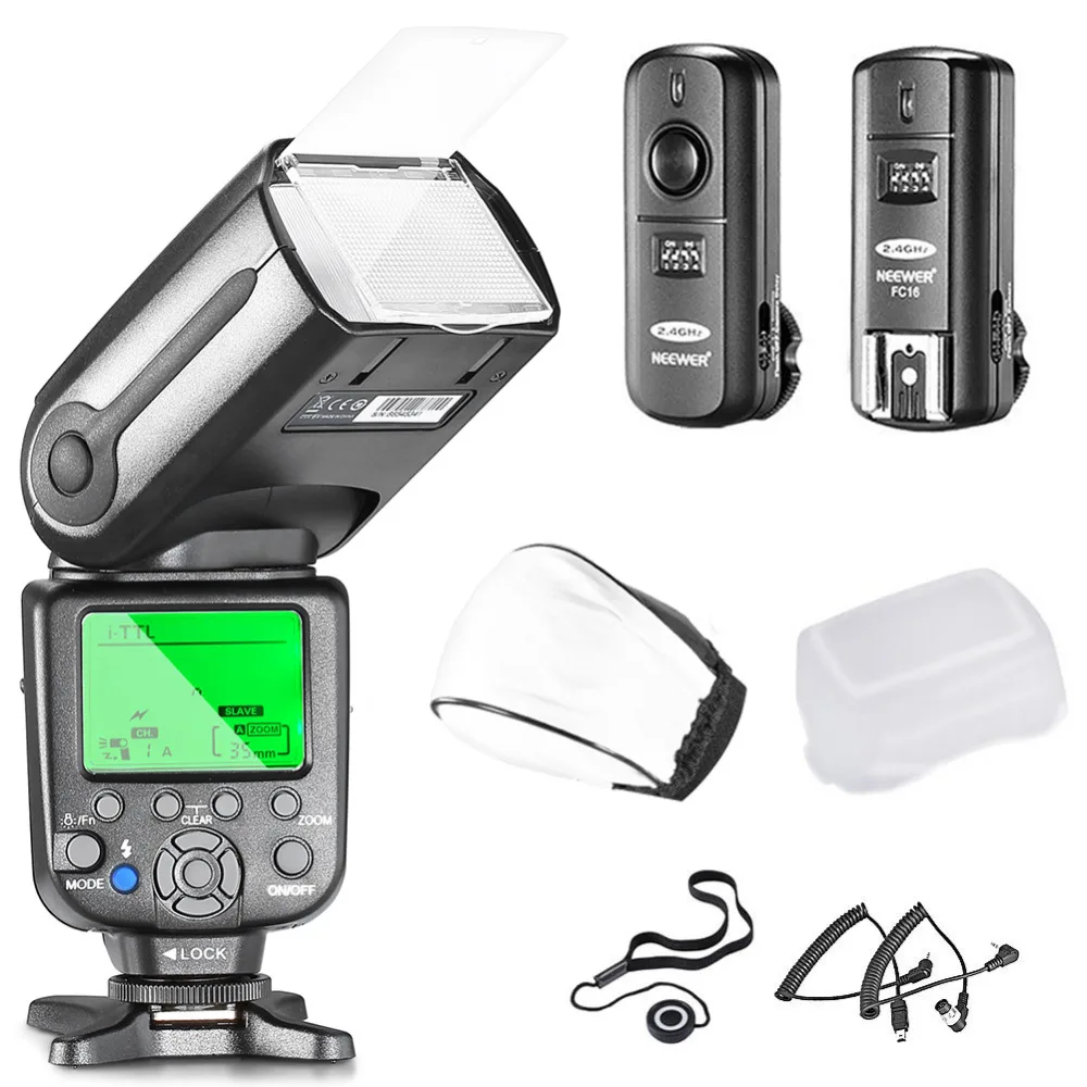 Комплект вспышки Neewer® NW565EX для цифровых зеркальных камер Nikon комплект