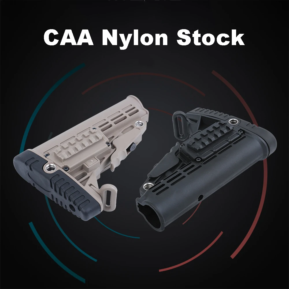High Quality CAA Nylon Stock for Air Guns Airsoft Gel Blaster AEG Gen8 Jinming9 Hunting Accessories- with A Strap Buckle