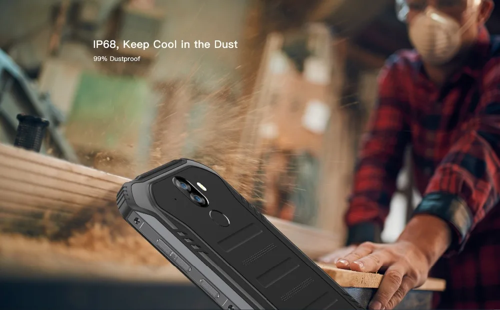 Doogee S40 3 ГБ 32 ГБ Android 9,0 пирог сотовый телефон IP68 IP69K водонепроницаемый 5," 4650 мАч разблокировка отпечаток лица 4G LTE NFC Смартфон