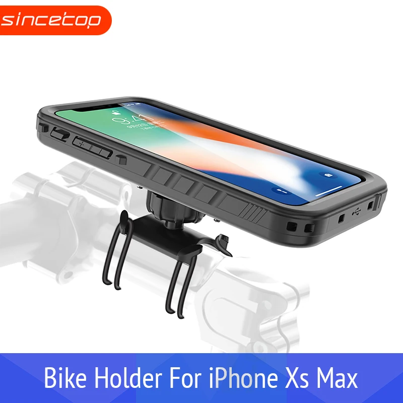 Велосипедное крепление для телефона iPhone XR/MAX ударопрочный чехол с GPS поддержкой