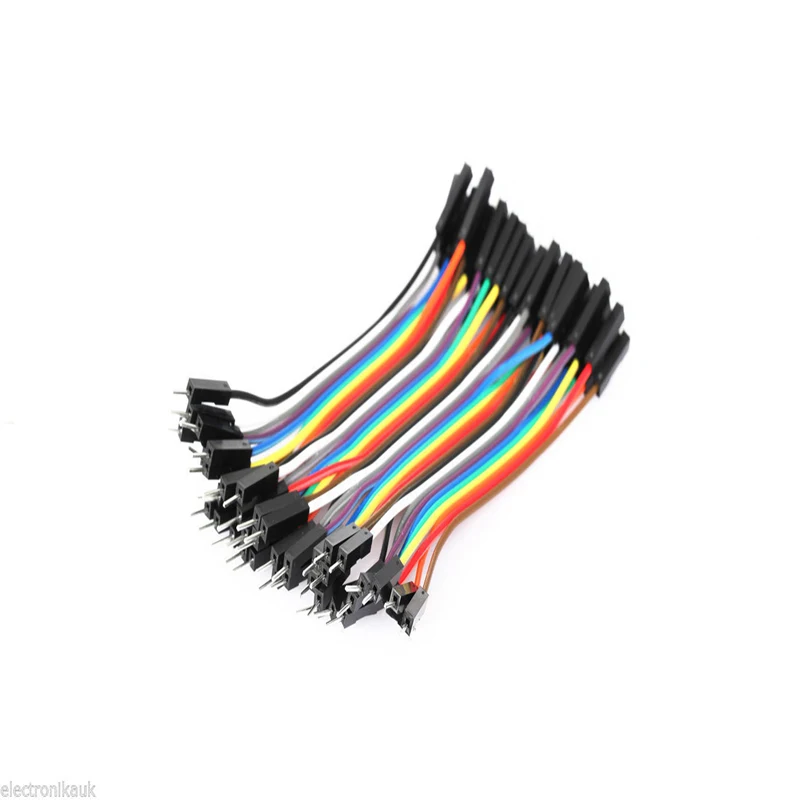 Для Dupont Jumper Wire Cable GPIO Pi Arduino Male To Female 1pin 40P|Кабели передачи данных| |