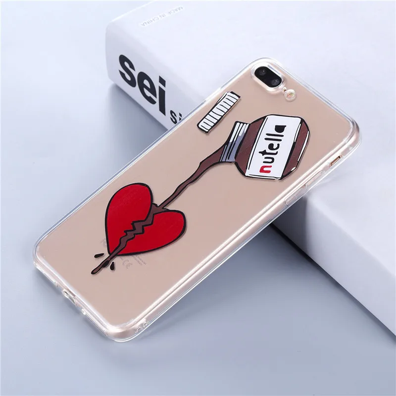 Чехол для телефона 6, 6 S, 7, 8 Plus, XS, милые животные, любовь, чехол для iPhone X, чехол из мягкого ТПУ для iPhone 5, 5S, SE, чехол