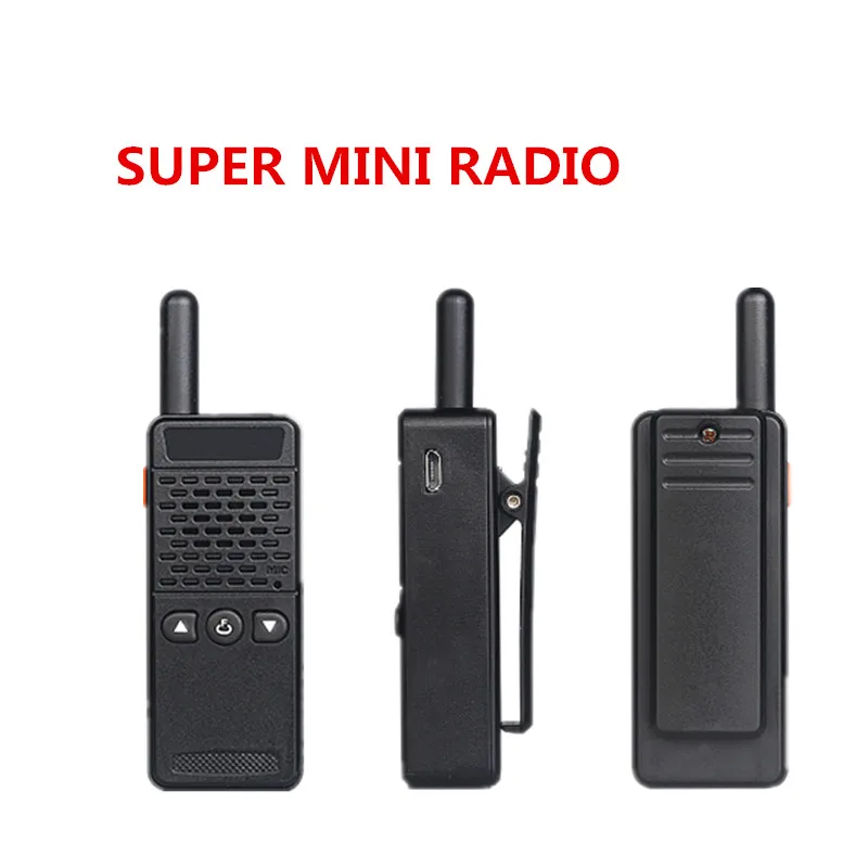 2 шт T-M2 Civil Kilometer 2 Вт Мощность Интерком Открытый Ручной Мини Walkie Talkie - Цвет: Black