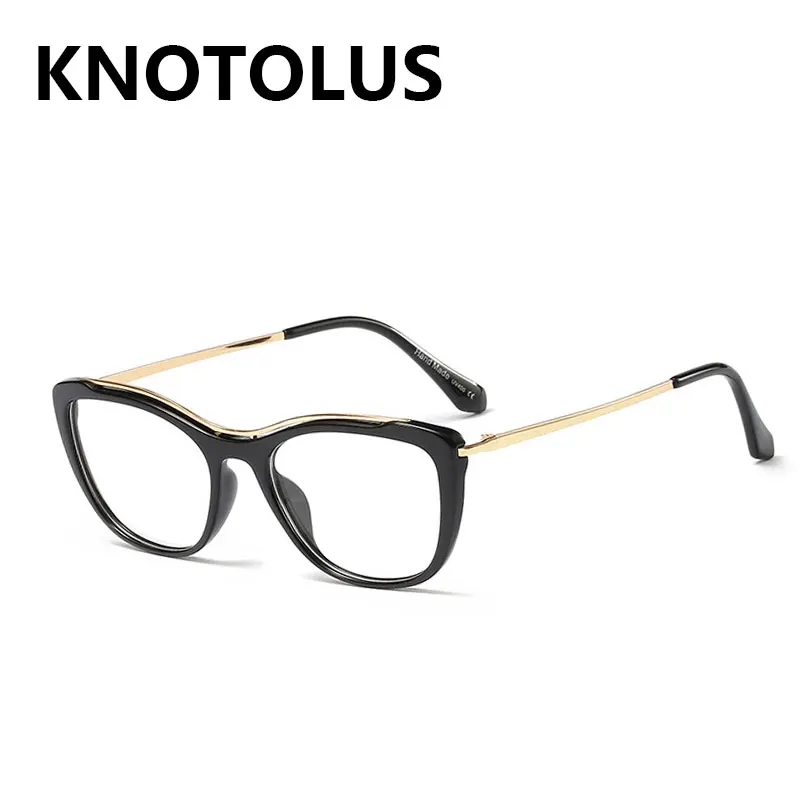Knotolus Сверхлегкие Ретро квадратные очки Женские оправы оптические модные