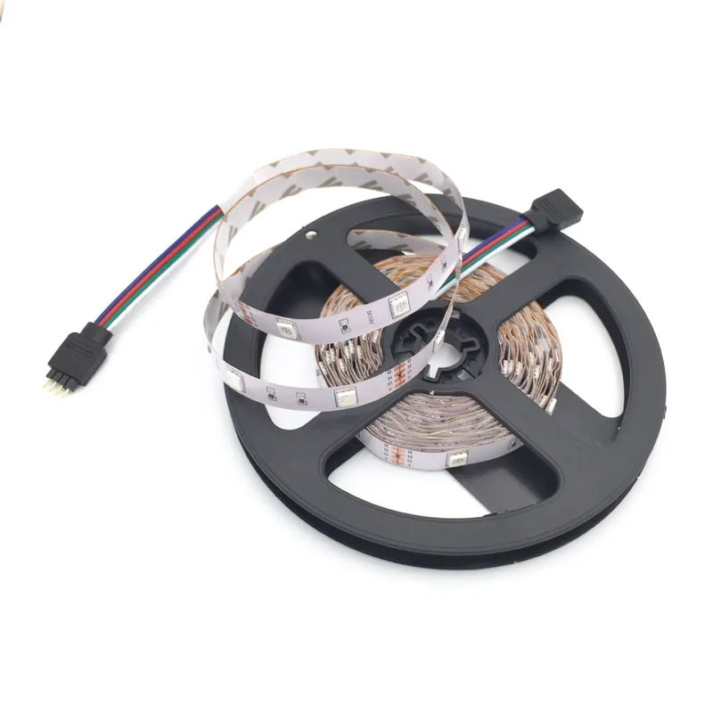 Неводостойкие светодиодный ленты 5 м SMD 5050 150Led s RGB + ИК пульт дистанционного