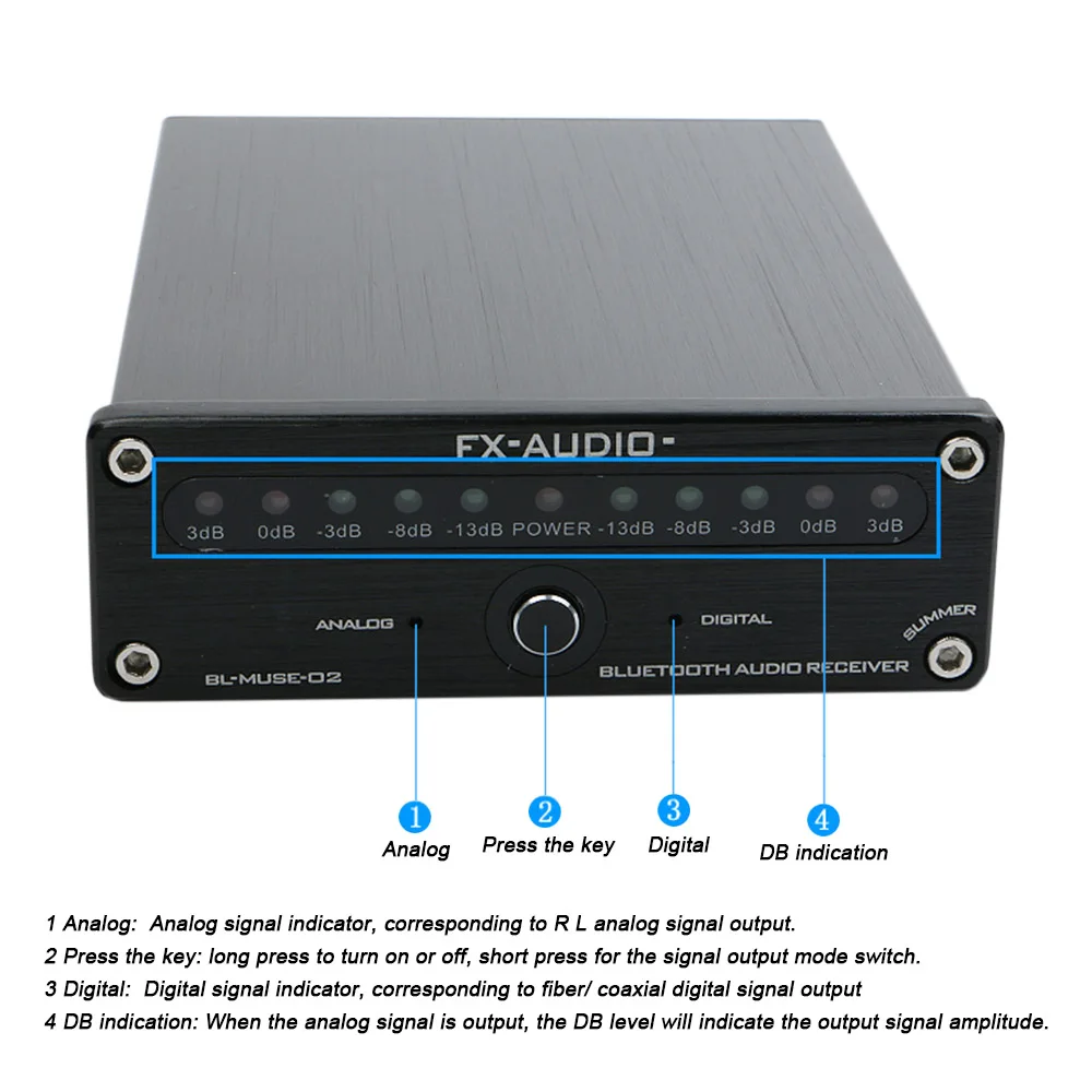 FX аудио BL MUSE 02 CSR8670 NE5532P TA7666 Bluetooth 4 0 Hi Fi приемник ATPX передача без потерь усилитель RCA