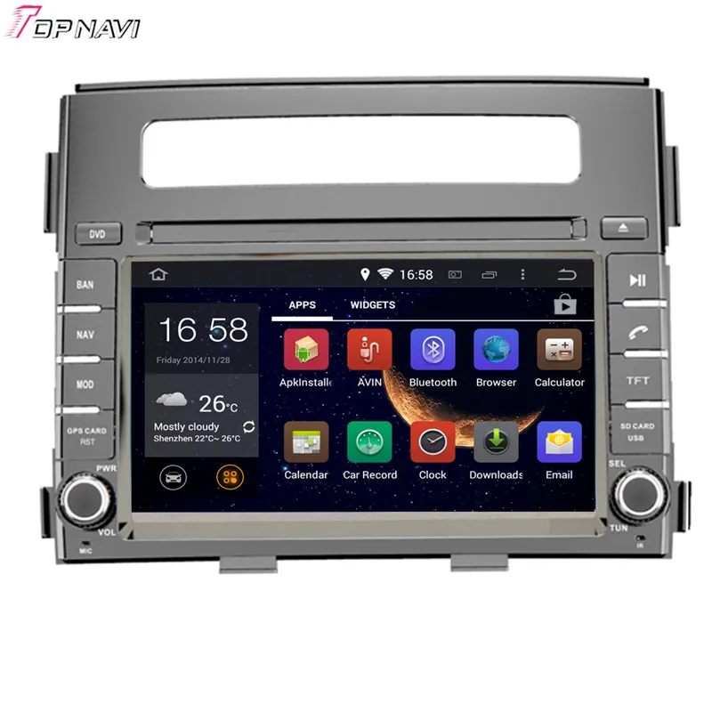 TOPNAVI 6 2 ''четырехъядерный Android 0 Автомобильный DVD плеер для KIA SOUL 2012 Авторадио GPS