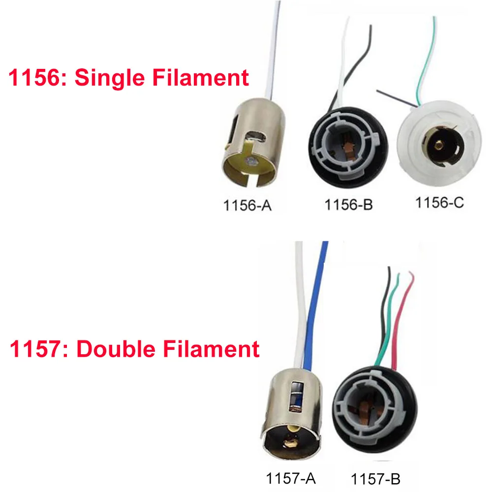 1 шт. LED T10 T20 1156 1157 B9S автомобильные лампы лампочки гнездо адаптер удлинитель Разъем Держатель Лампы