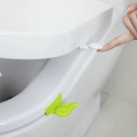 high quality bathroom green 1pc new cute wing shaped portable toilet seat home supplies cartoon white toilet cover lifter