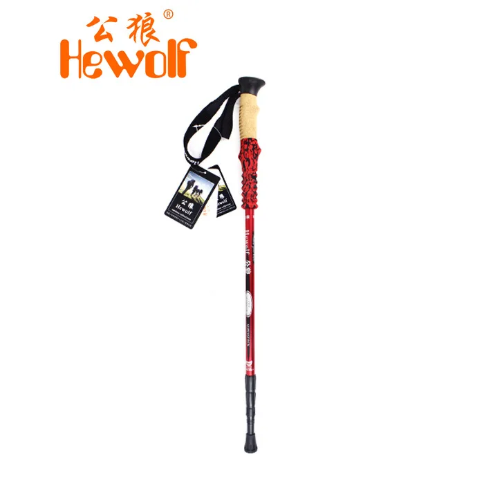 Палка Hewolf alpenstock 7075 алюминиевая складная палка телескопическая трость прямая