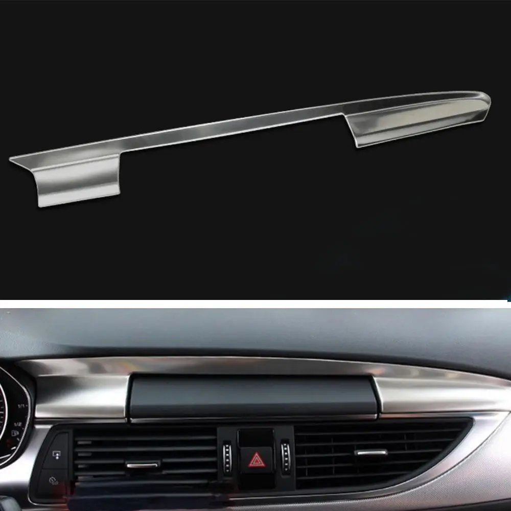 Stainless Steel Car Center Control Navigation Cover Trim Decoration Frame Fit for Audi A6 C7 2012-2016 Styling Accessories | Автомобили и