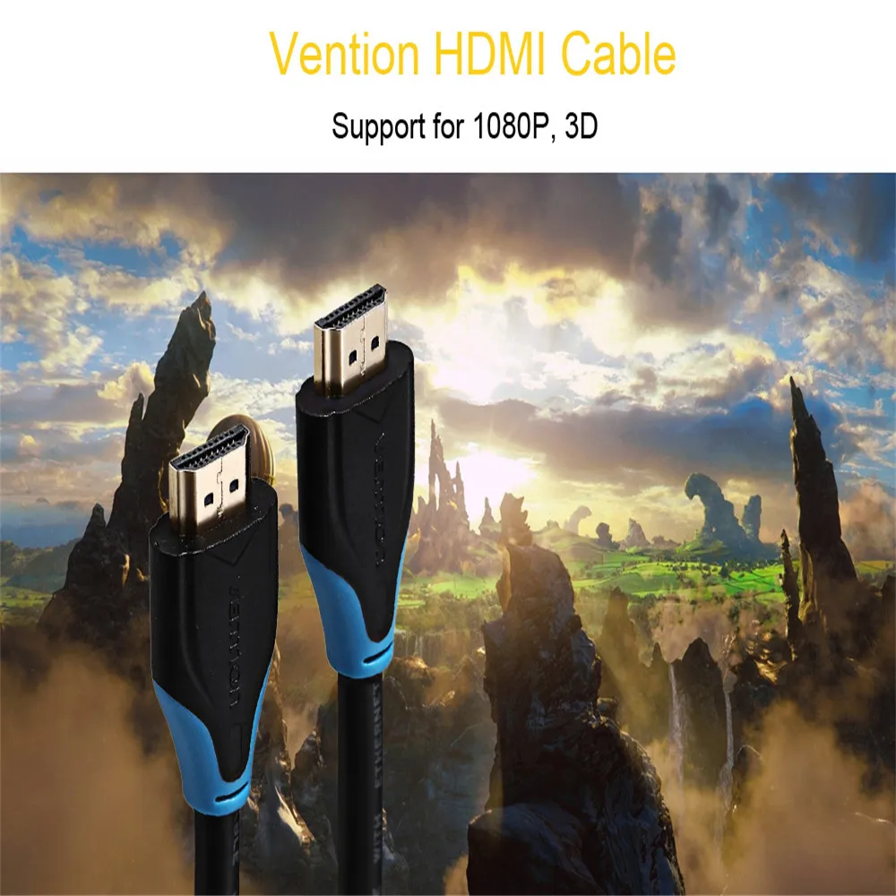 Vention B01 HDMI Кабель 1080 P Высокоскоростной Мужчинами 1.4 В Поддержка V1.4 Версия Золота