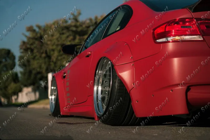 Стеклопластиковый волокно Стекло Fender Flare комплект 8 шт. подходит для 2007-2013 E92 E93 M3