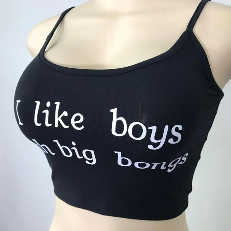 Новинка лета 2017 женский сексуальный уличный топ с забавным принтом букв | Женская