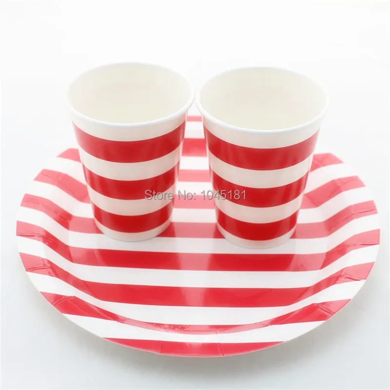 Ipalmay одноразовая бумажная посуда стаканы для напитков декор свадьбы дня рождения